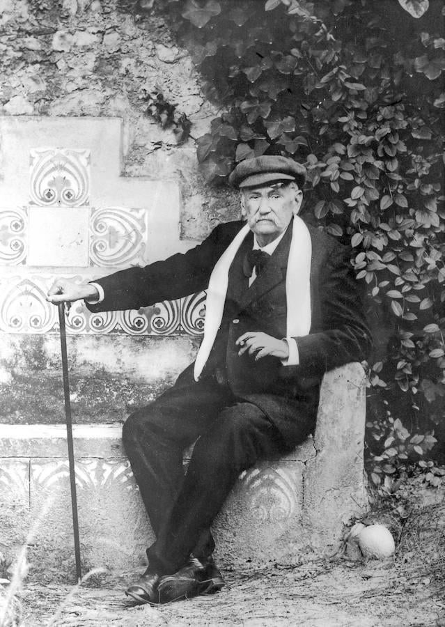 Retrato de Benito Pérez Galdós en 1920. 