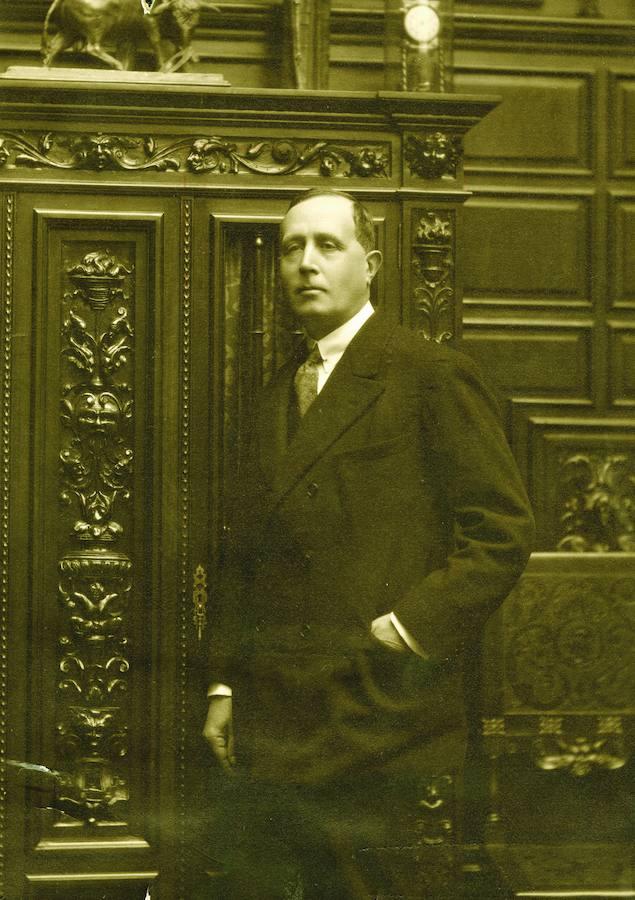 El escritor Azorín. 