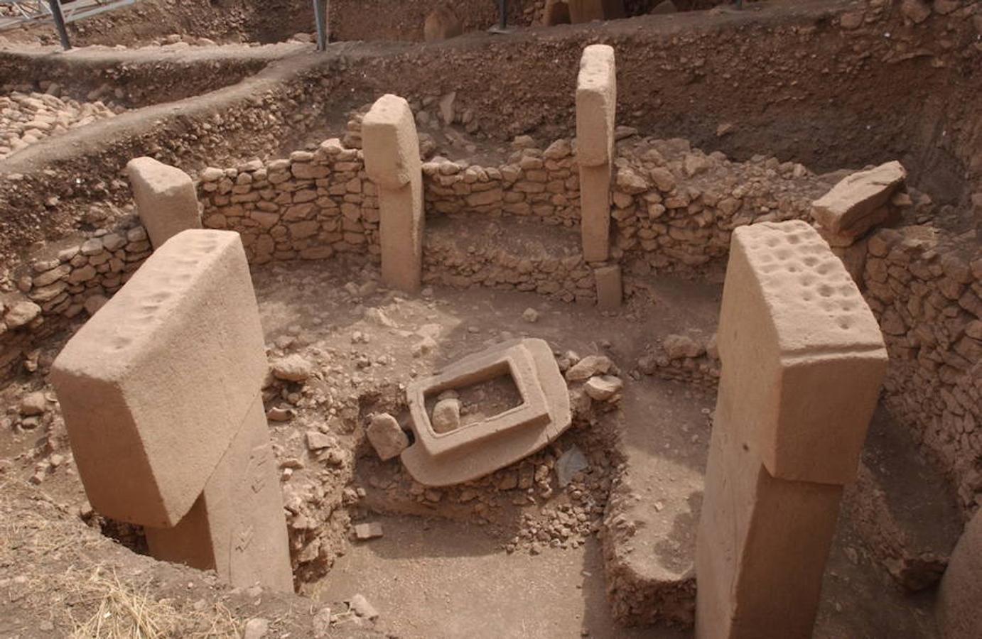 Sitio megalítico de Gobekli Tepe, en Turquía.. 