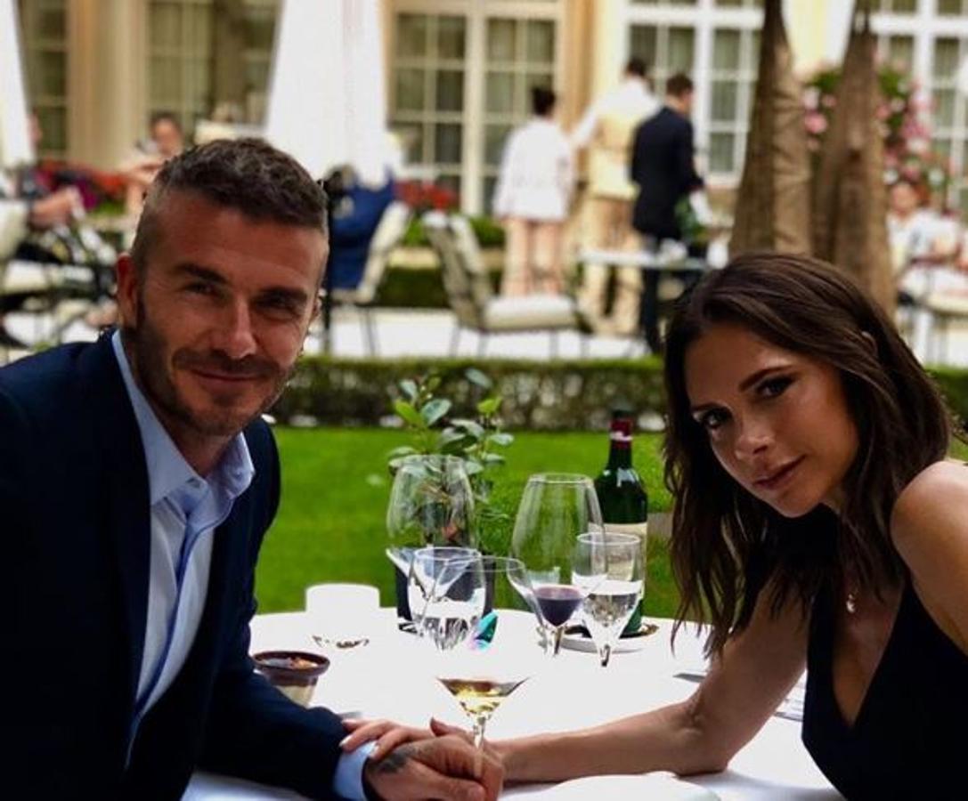 Aniversario. Se cumplen 19 años del matrimonio de los Beckham. ¡Felicidades!