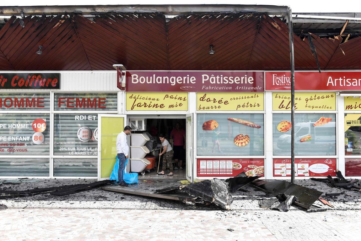 Las impresionantes fotografías que dejan tres noches de altercados