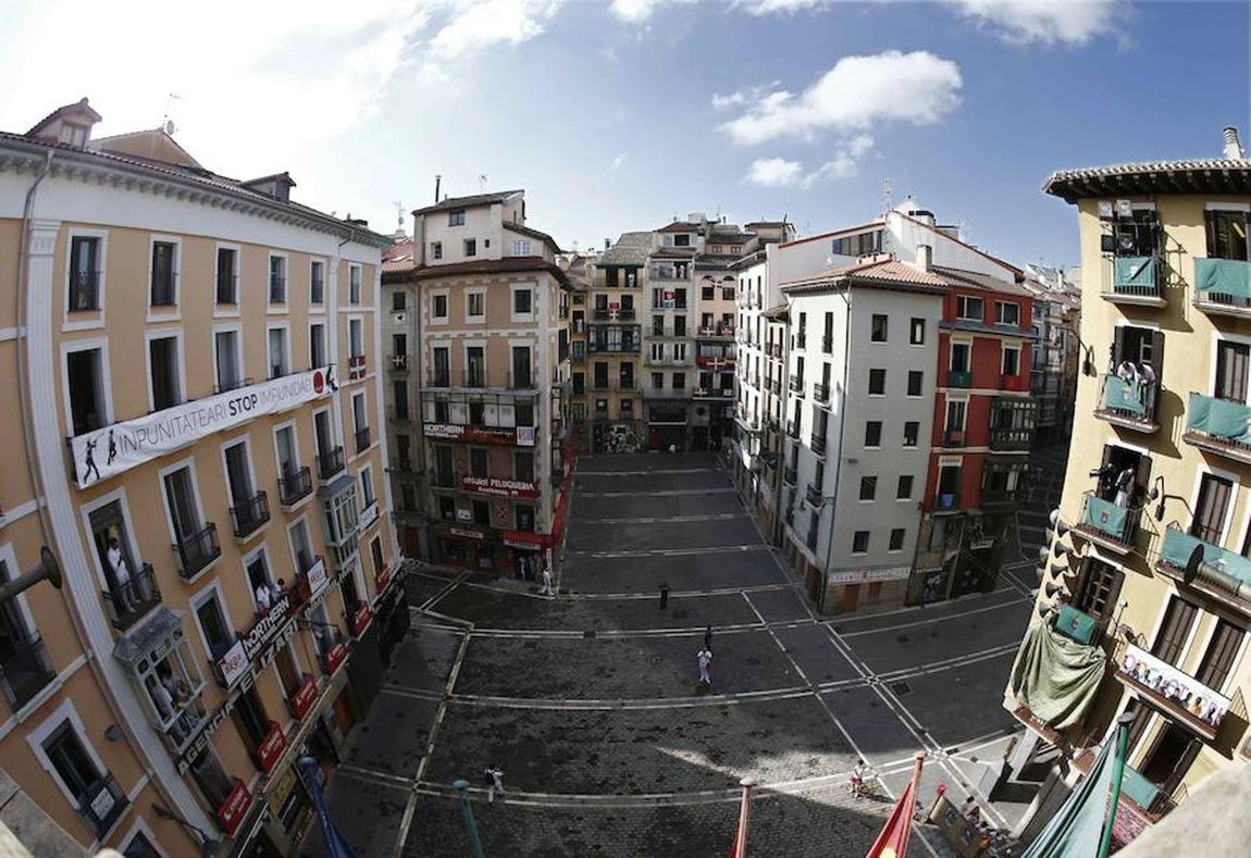 En imágenes: el chupinazo de San Fermín 2018