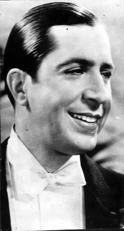 El cantante Carlos Gardel. 