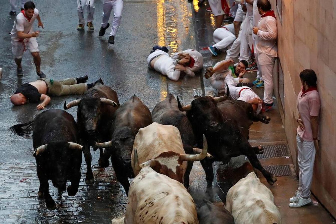 Las mejores imágenes del segundo encierro de los Sanfermines 2018