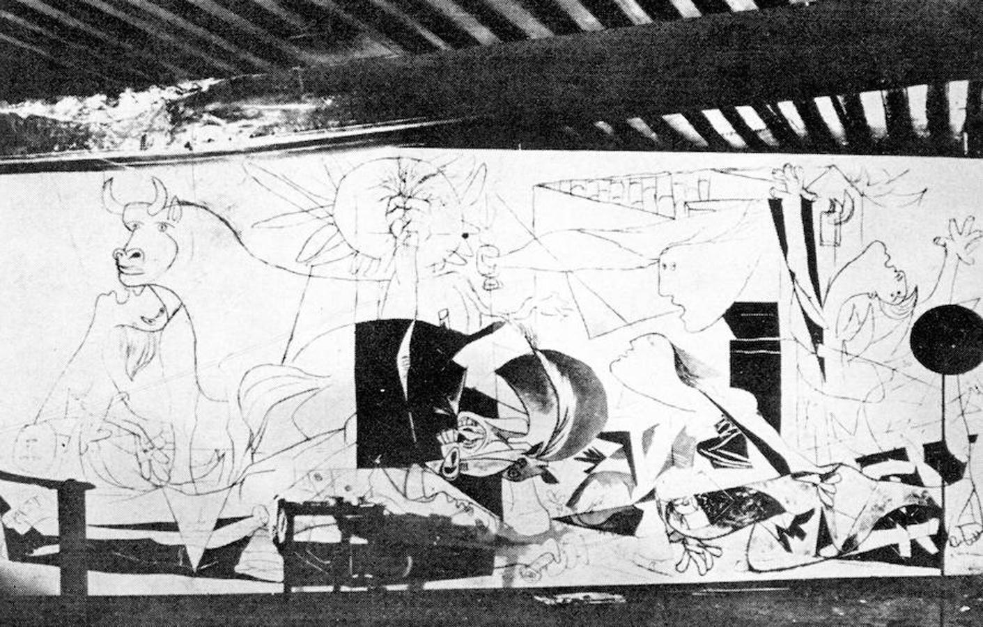 Proceso de creación del «Guernica». 