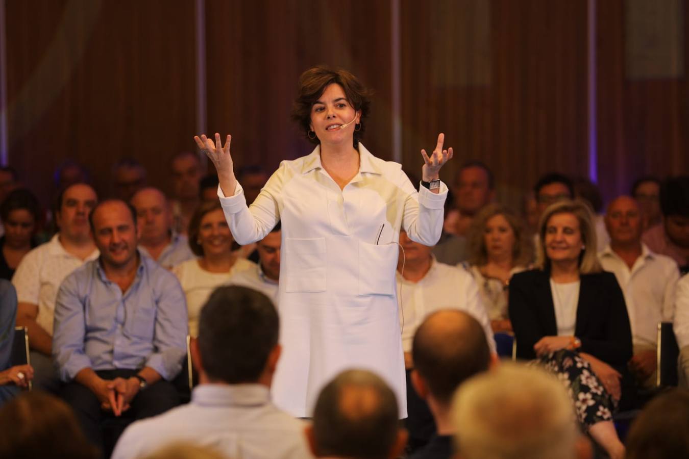 Soraya Sáenz de Santamaría, en Cádiz