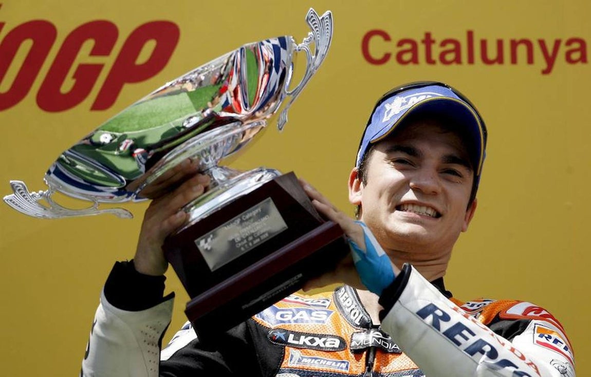 Podio en el Gran Premio de Barcelona. 