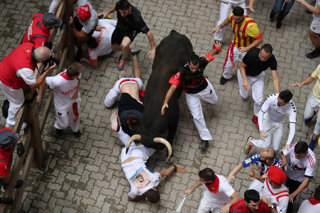 Las mejores imágenes del peligroso encierro de Jandilla