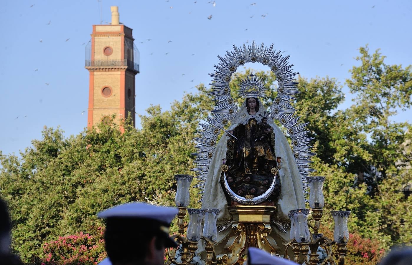 Procesión fluvial de la Virgen del Carmen de Calatrava