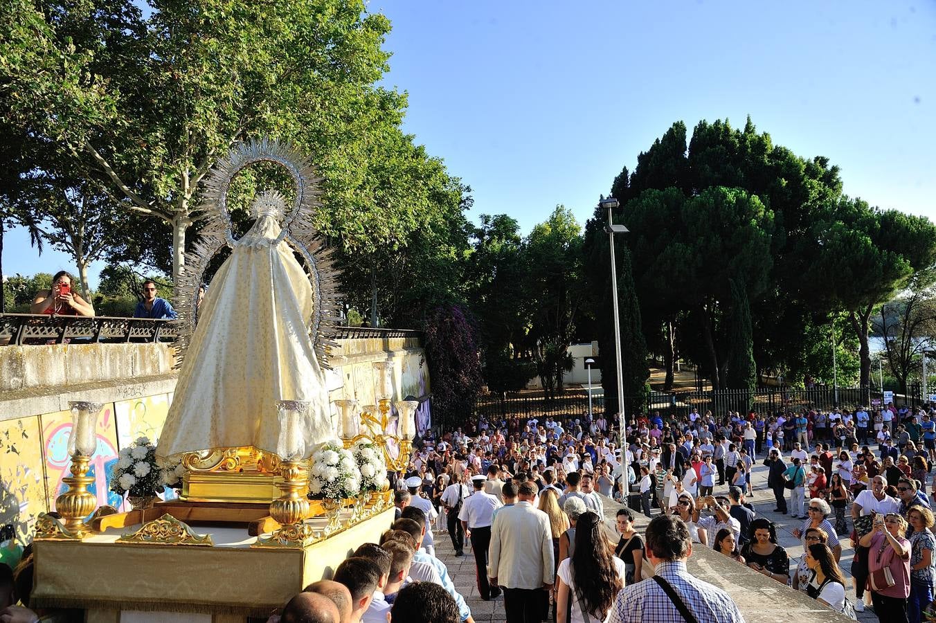 Procesión fluvial de la Virgen del Carmen de Calatrava