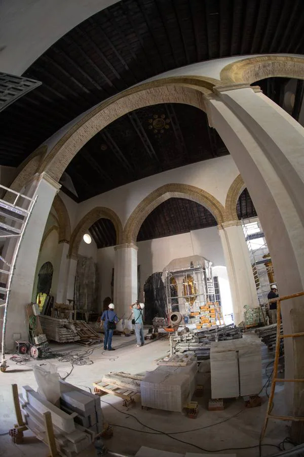 Así está el interior de la iglesia de Santa Catalina