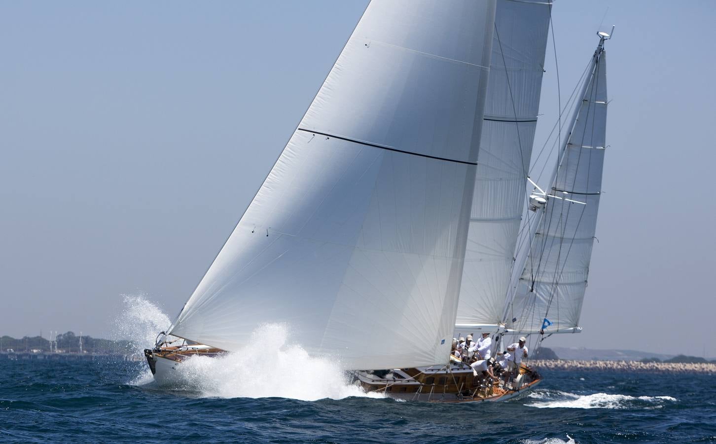 Último día de la Regata de Vela Clásica en Puerto Sherry