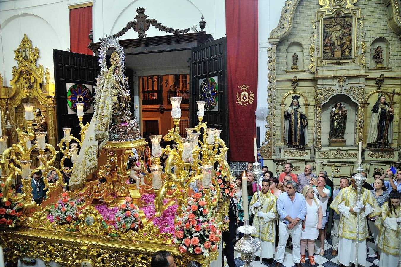 Galería de la procesión de la Virgen del Carmen de Calatrava