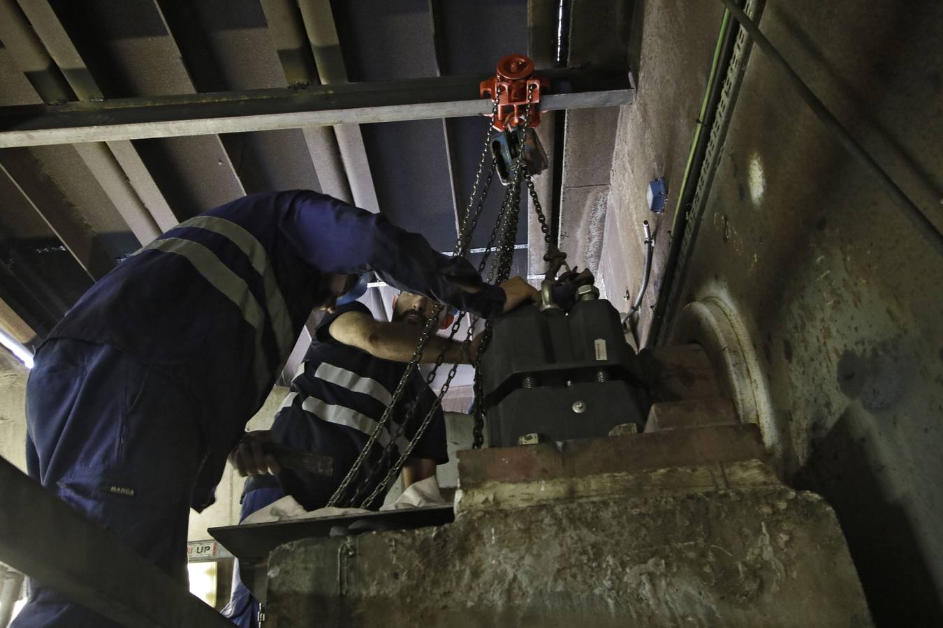 Así se encuentran las obras del puente de las Delicias en Sevilla