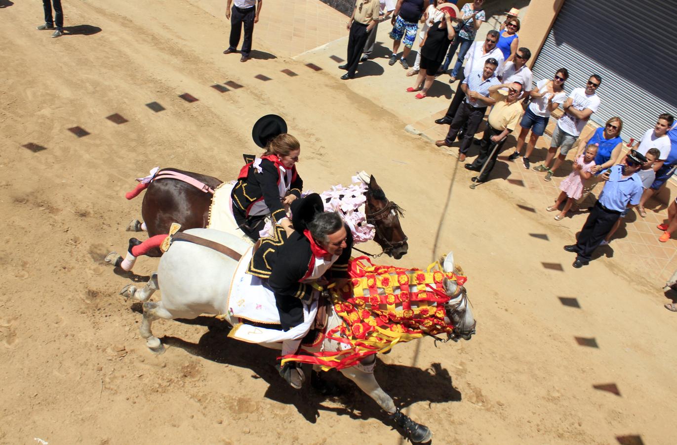 Las imágenes de las carreras de caballos enjaezados de Carpio de Tajo