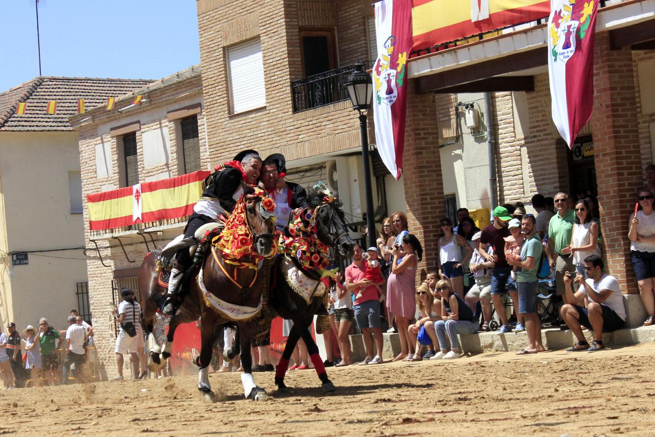 Las imágenes de las carreras de caballos enjaezados de Carpio de Tajo