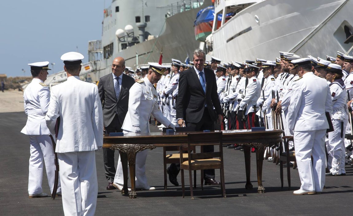 Navantia entrega el BAM &#039;Audaz&#039; a la Armada Española