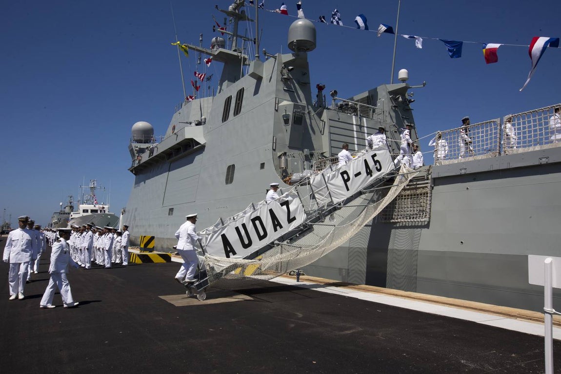 Navantia entrega el BAM &#039;Audaz&#039; a la Armada Española