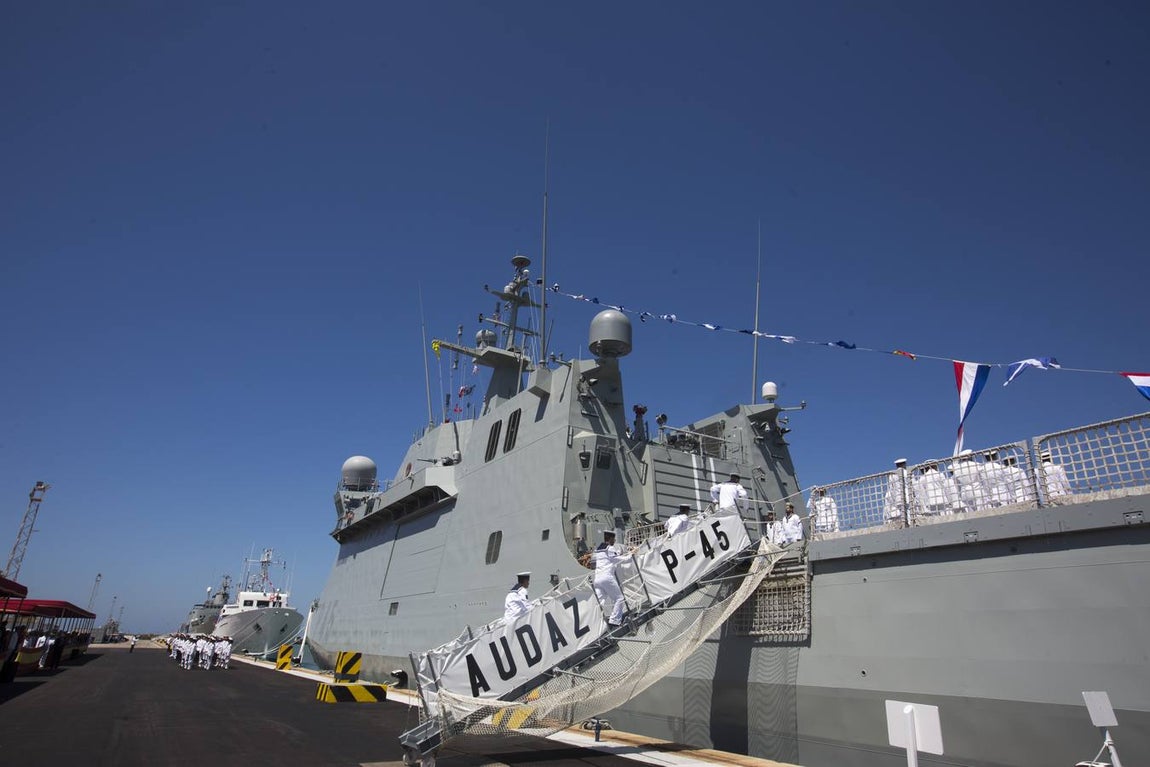 Navantia entrega el BAM &#039;Audaz&#039; a la Armada Española
