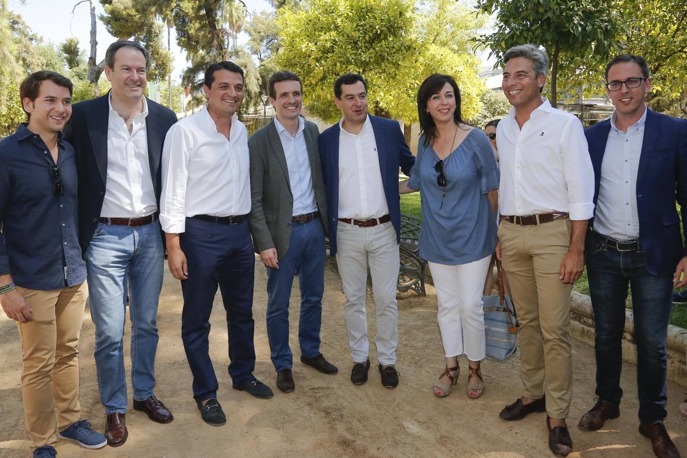 La primera visita de Pablo Casado a Andalucía, en imágenes