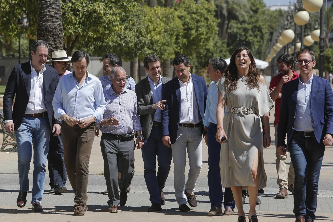 La primera visita de Pablo Casado a Andalucía, en imágenes