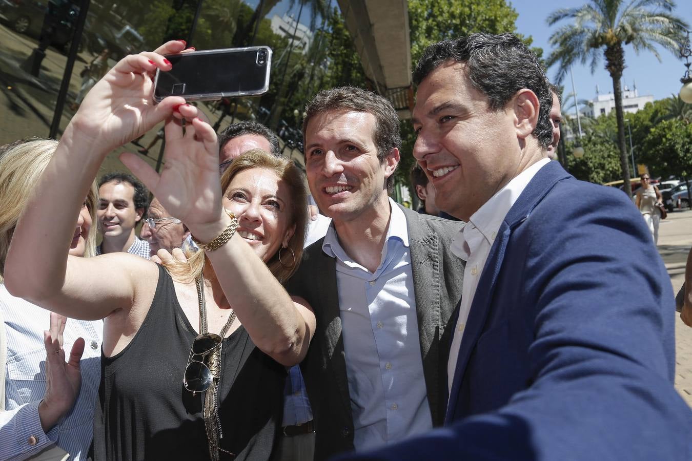 La primera visita de Pablo Casado a Andalucía, en imágenes