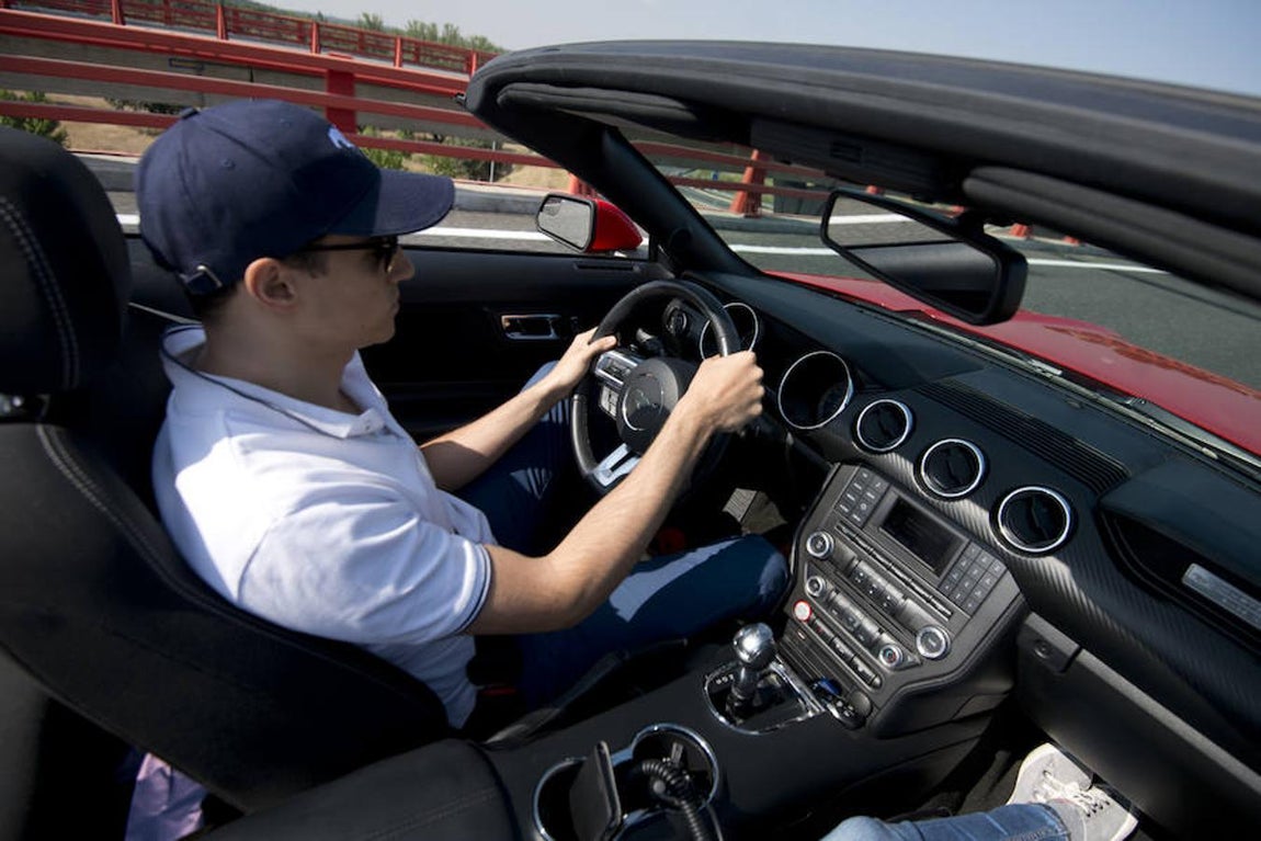 10. Caravana de Mustang Road por las carreteras de la Comunidad de Madrid, camino a San Lorenzo del Escorial