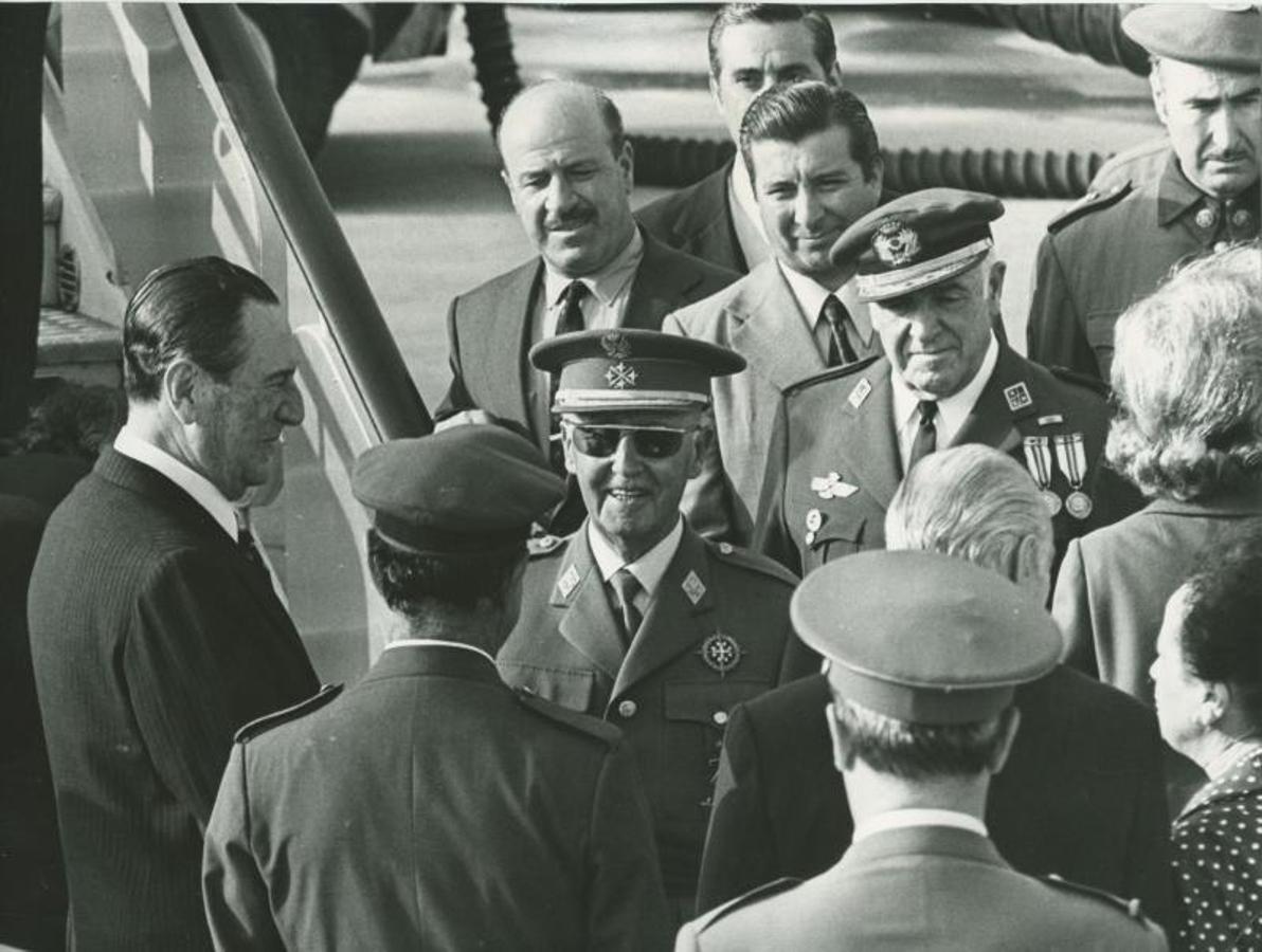 Encuentro entre Francisco Franco y Perón. 