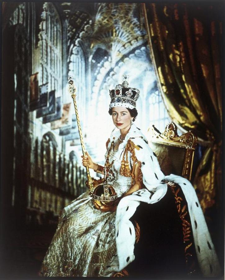 Retrato de la Reina Isabel II. 