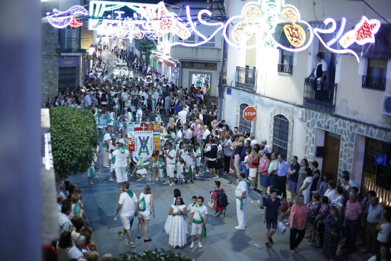 Cientos de personas en el chupinazo de Villacañas