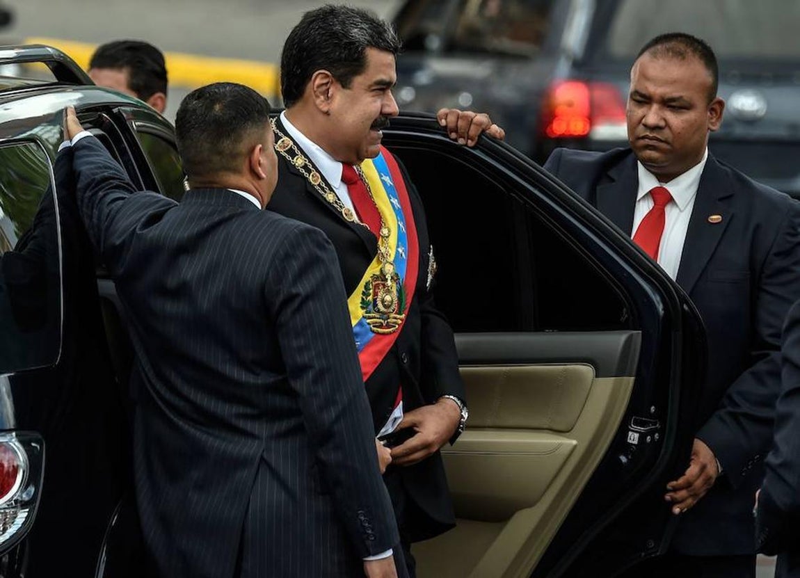 En imágenes: así ha sido el atentado contra Maduro
