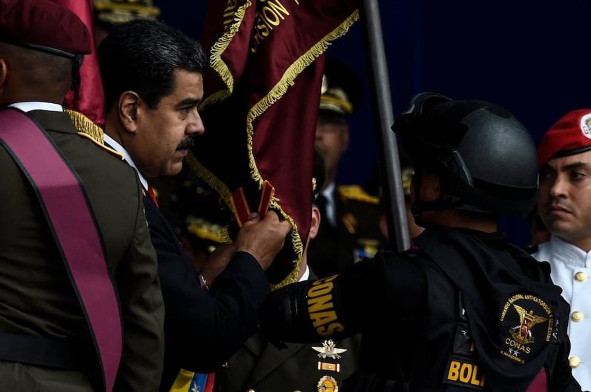 En imágenes: así ha sido el atentado contra Maduro
