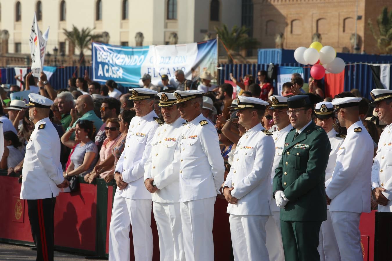 FOTOS: La llegada de Elcano a Cádiz, en imágenes