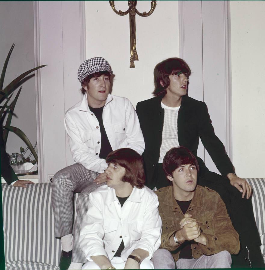 The Beatles en Madrid el 2 de julio de 1965. 