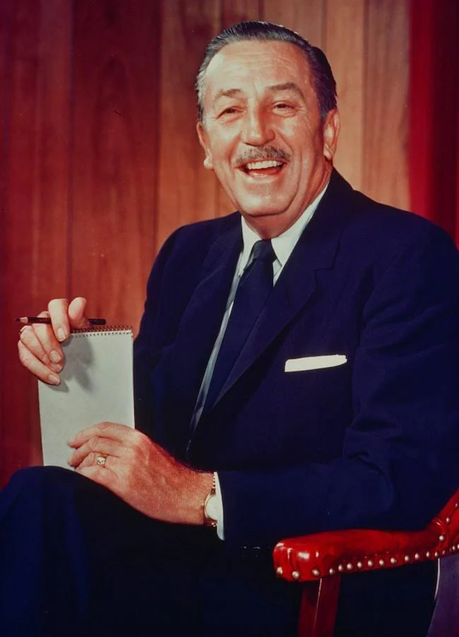 Retrato de Walt Disney. 