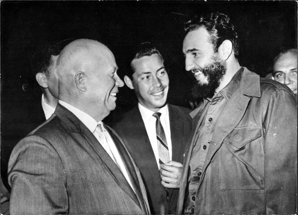Castro y Kruschev. Castro y Kruschev en Nueva York, donde se realizó la cumbre de las Naciones Unidas
