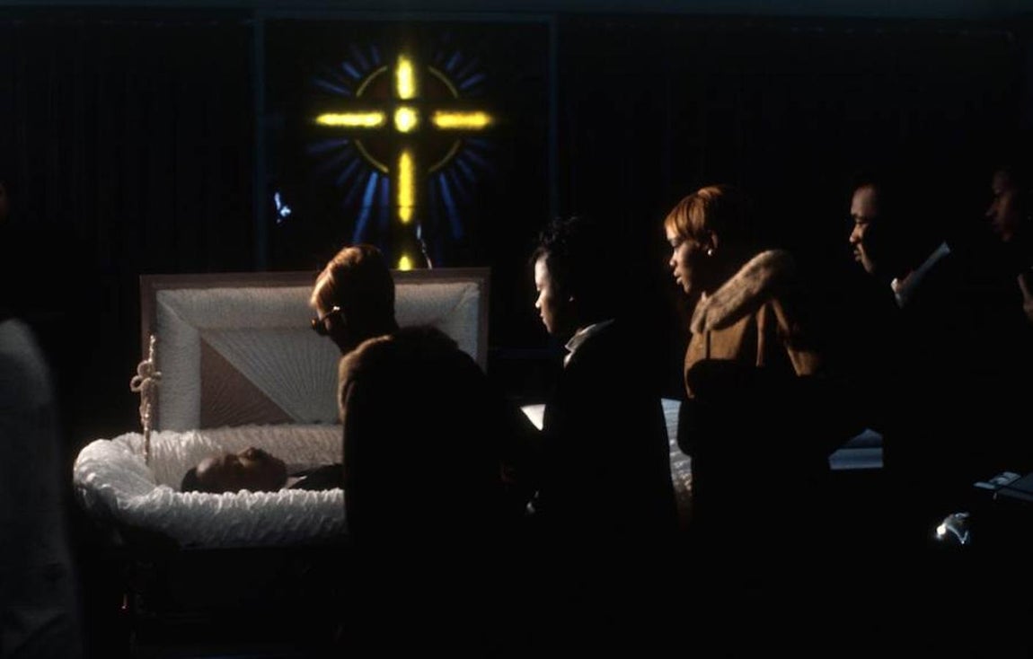 Capilla ardiente de Martin Luther King. 