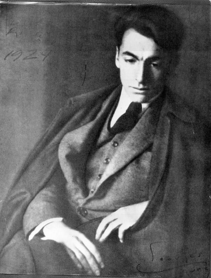 El poeta a sus 20 años. 