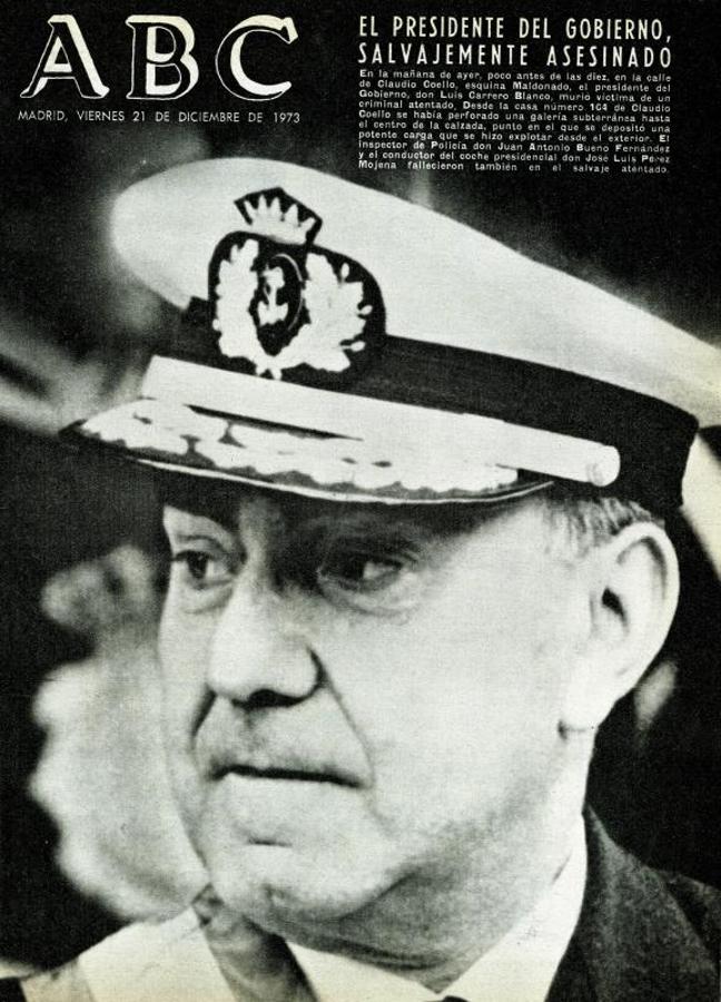 La portada de este diario el día en que Carrero Blanco fue asesinado. 