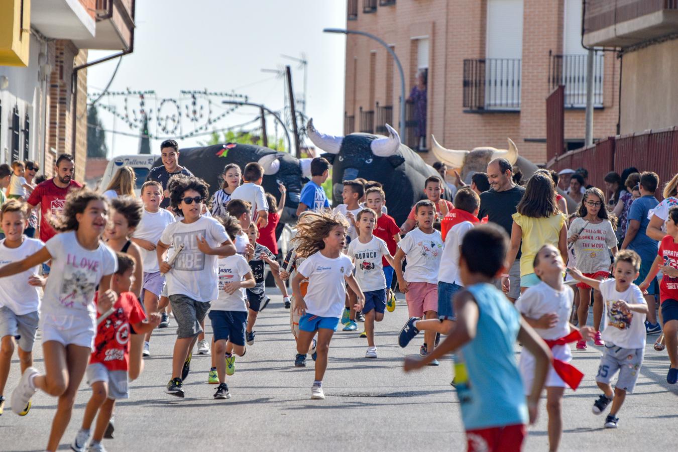 Los encierros, centro de las fiestas de Alameda de la Sagra