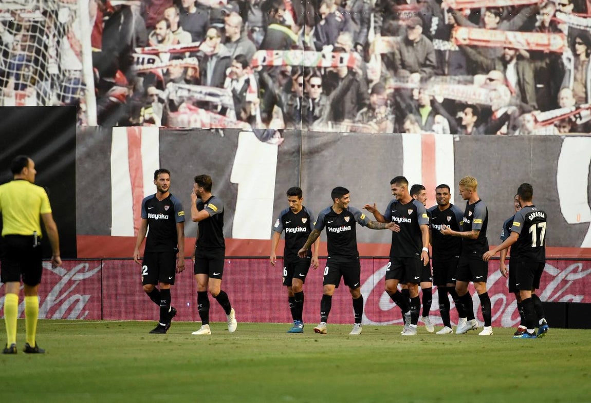 Todas las imágenes de la victoria del Sevilla frente al Rayo
