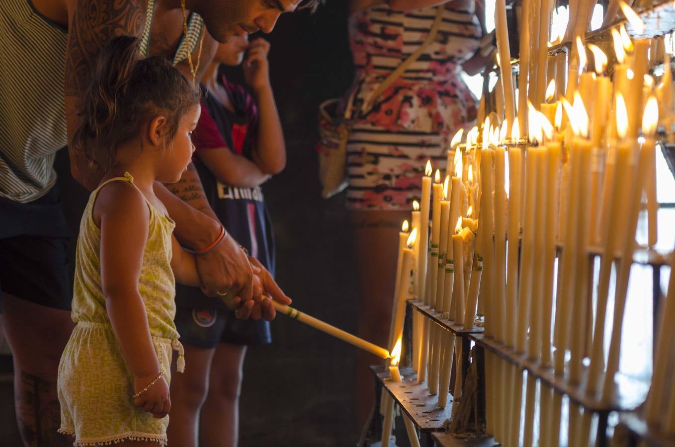 El Rocío Chico: un año más de agradecimiento a la Virgen