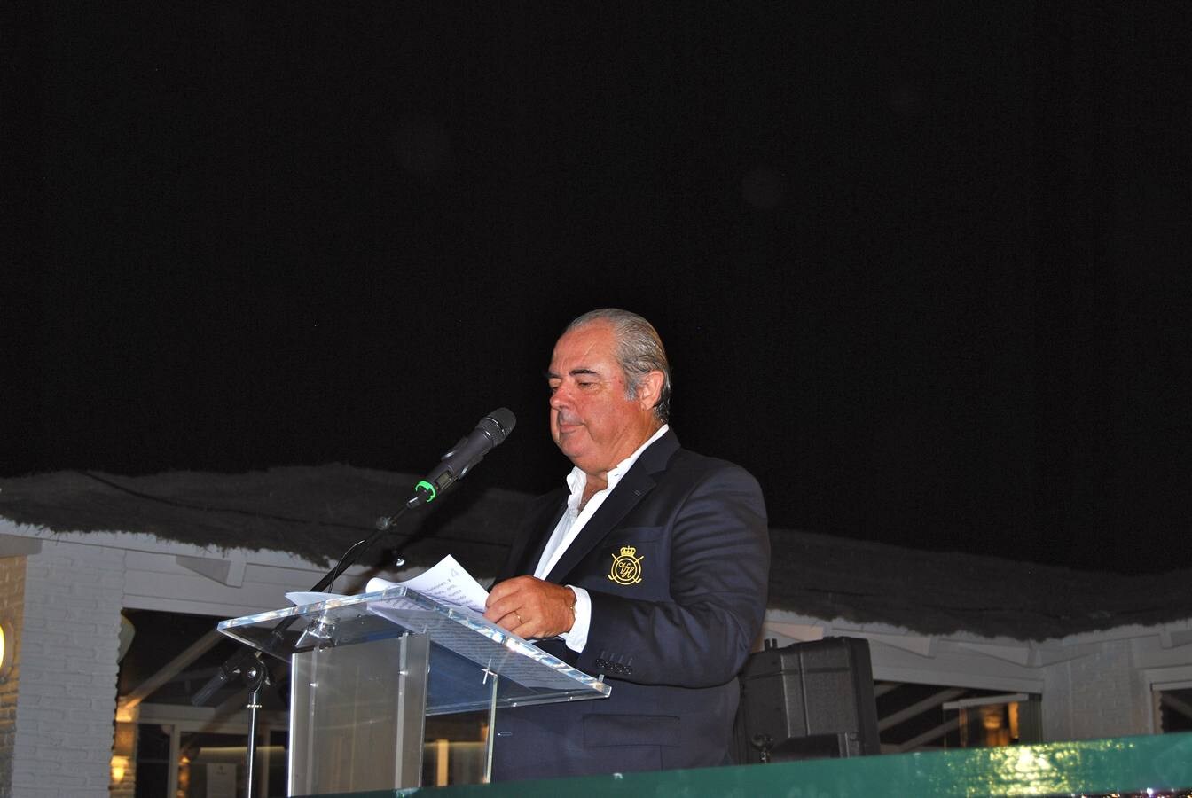 José Manuel Domecq Bohórquez en un momento de su discurso