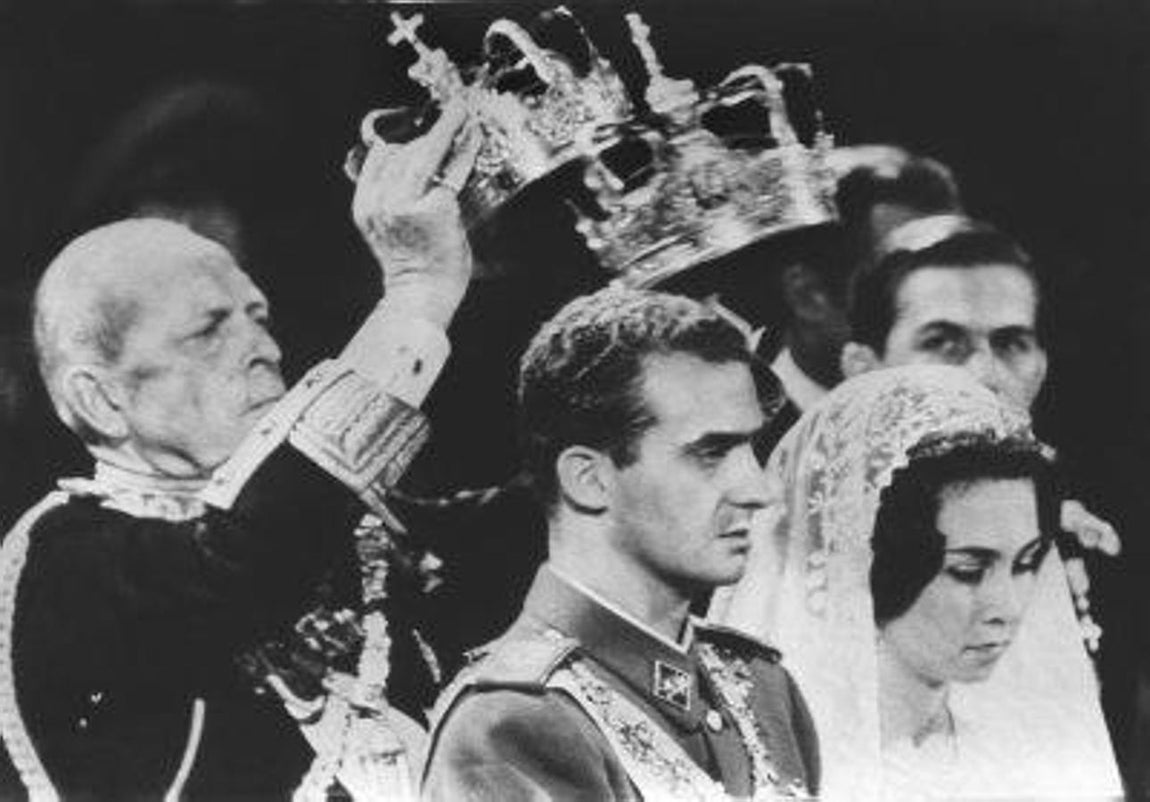 Boda entre Juan Carlos I y doña Sofía. 