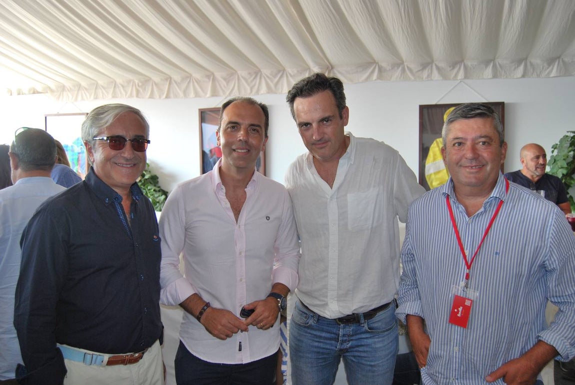 Luis Revilla, Javier Millán (portavoz de ciudadanos), Óscar Gómez de ING events y Luis Enrique Flores. 