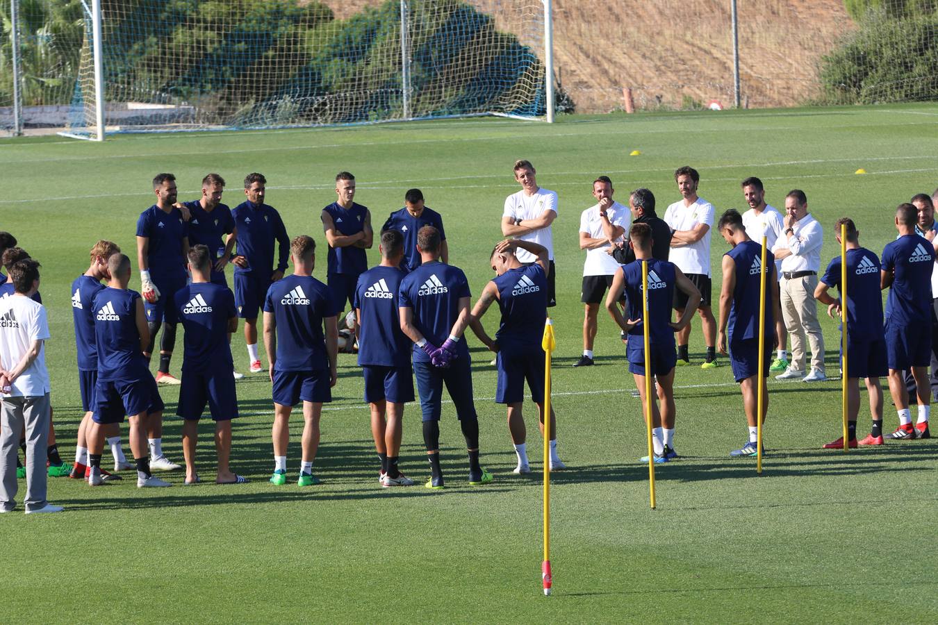 Las mejores imágenes del entrenamiento del Cádiz CF en El Rosal