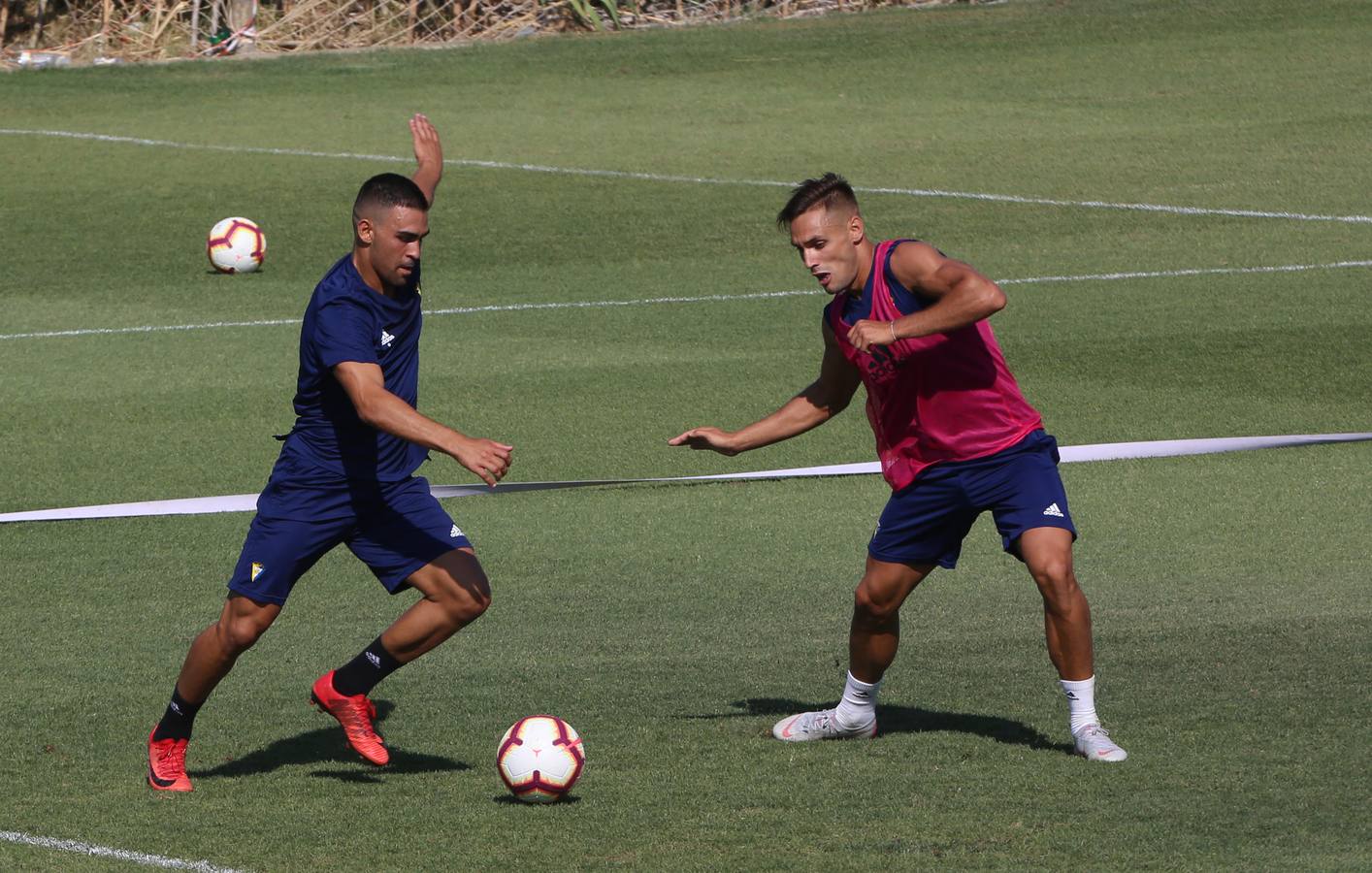 Las mejores imágenes del entrenamiento del Cádiz CF en El Rosal