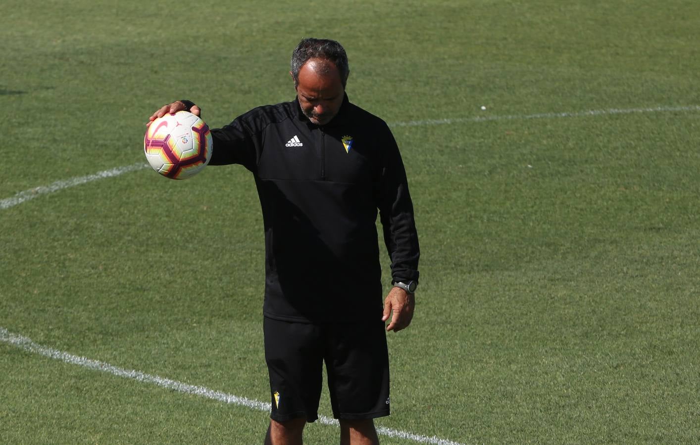 Las mejores imágenes del entrenamiento del Cádiz CF en El Rosal