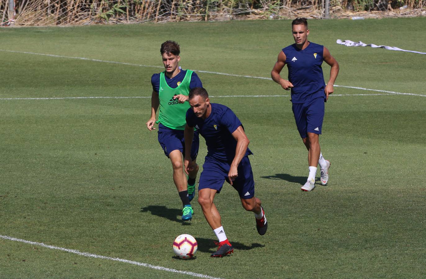 Las mejores imágenes del entrenamiento del Cádiz CF en El Rosal