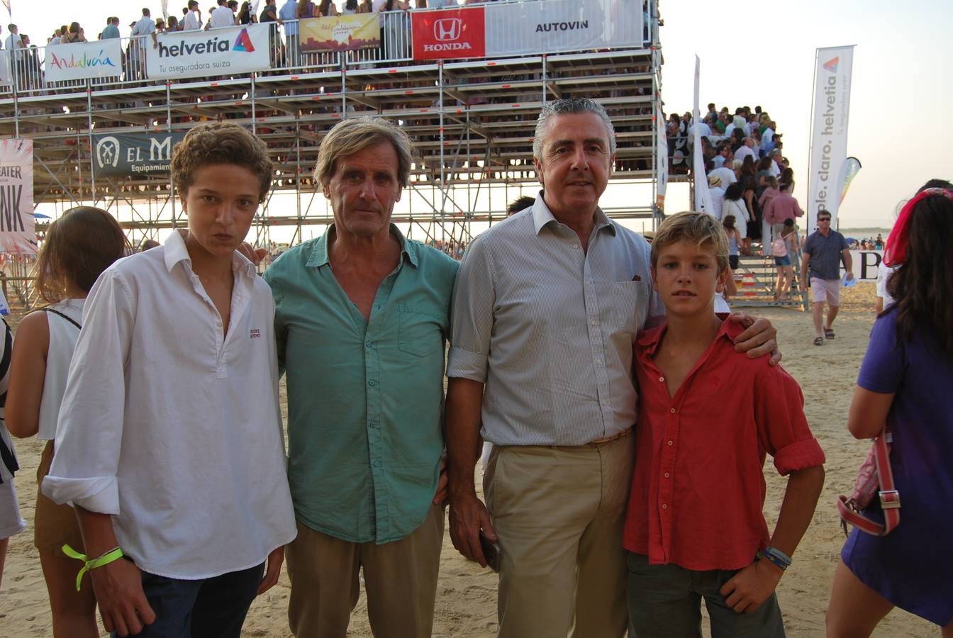 Alfonso Pérez-Luna Jr, Antonio de la Puerta, Alfonso Pérez-Luna y Alberto Pérez-Luna. 